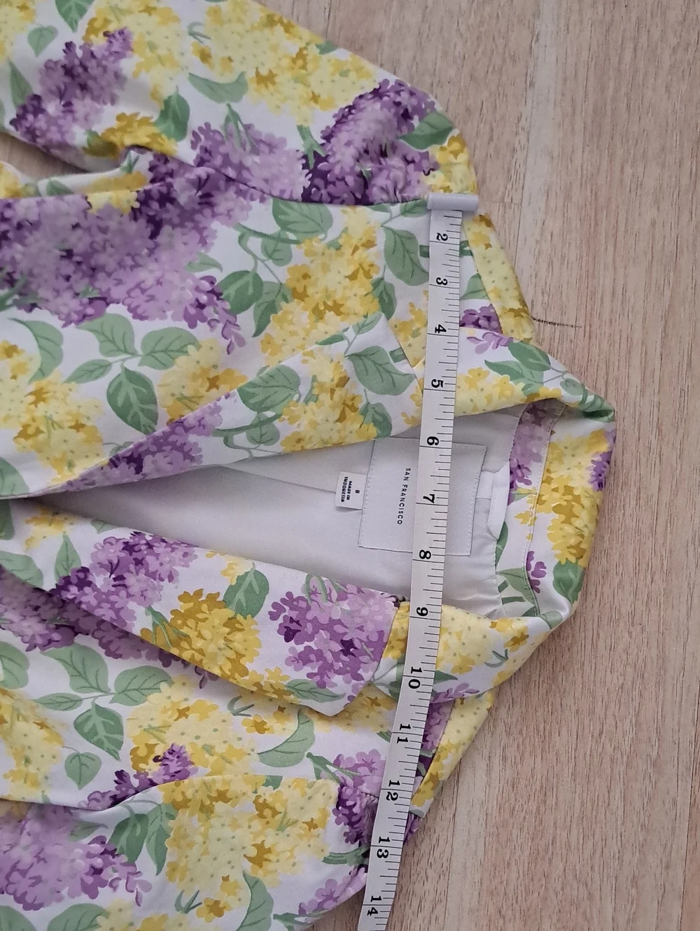 Janie and Jack Yellow, Lavender & Green Floral Jacket Set